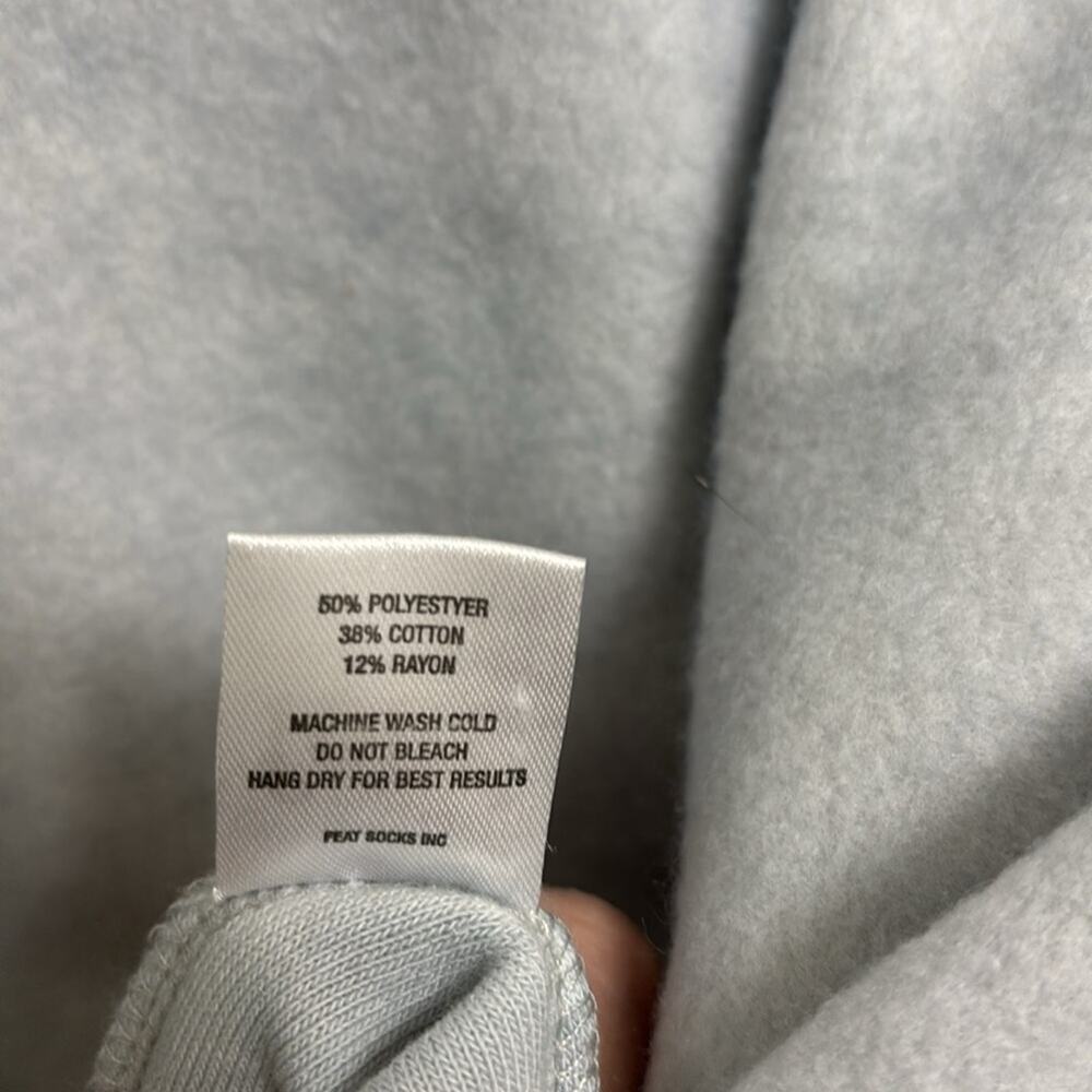 Feat Women’s Crew Neck Sweatshirt Light Gray Small New - Picture 7 of 7